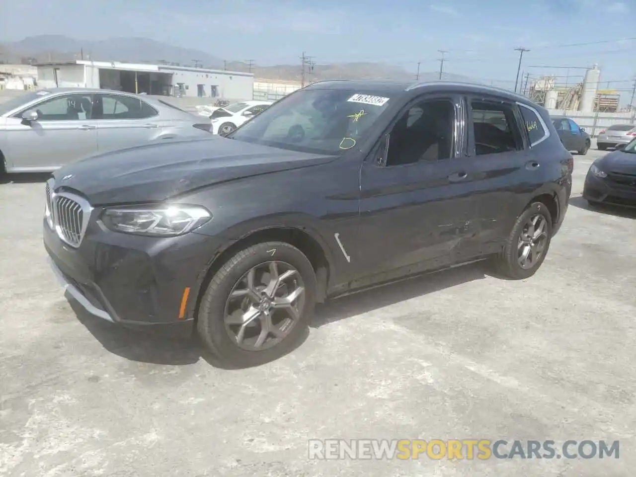 2 Photograph of a damaged car 5UX43DP03N9K14455 BMW X3 2022