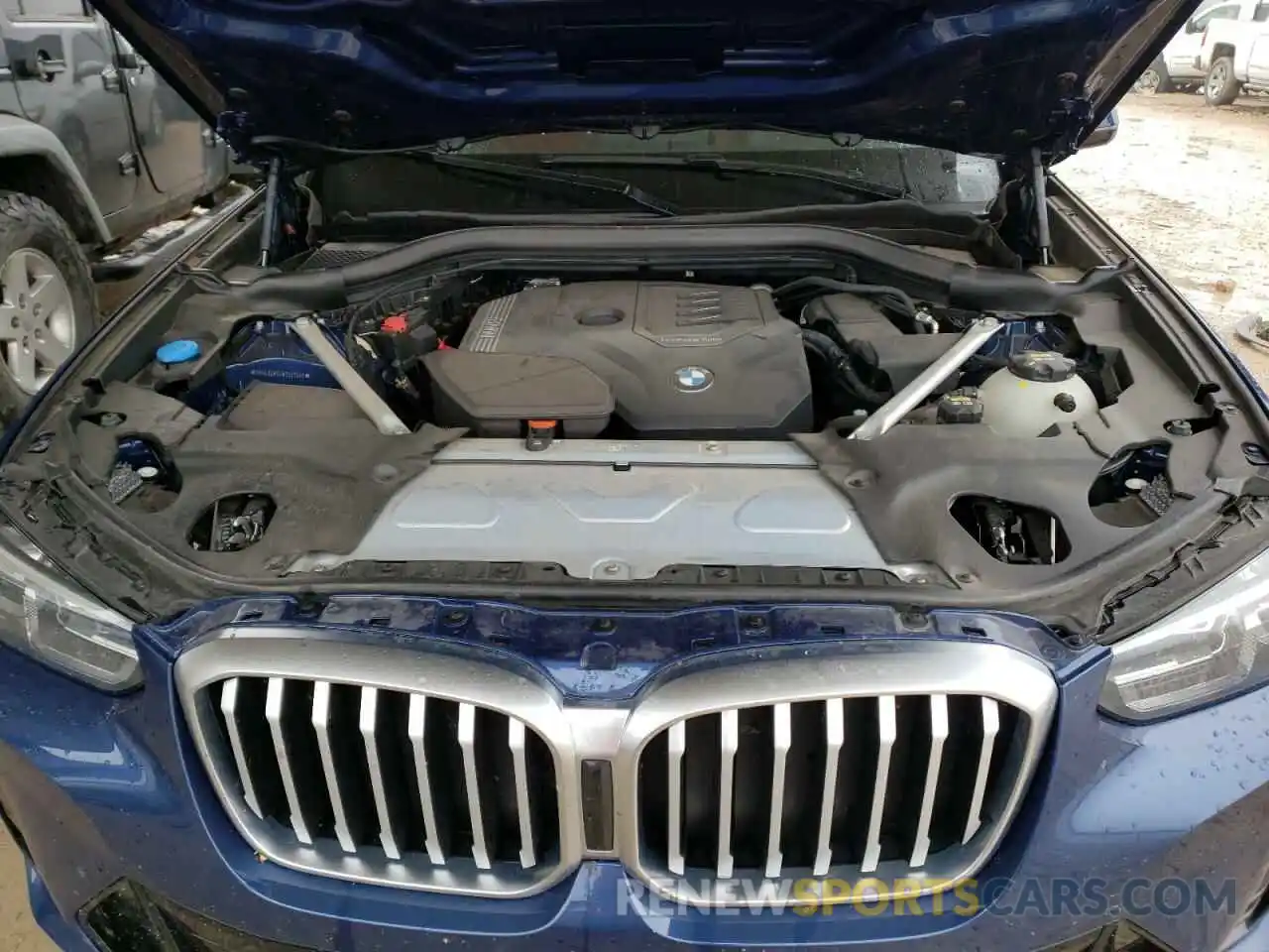 11 Фотография поврежденного автомобиля 5UX43DP04N9J37546 BMW X3 2022