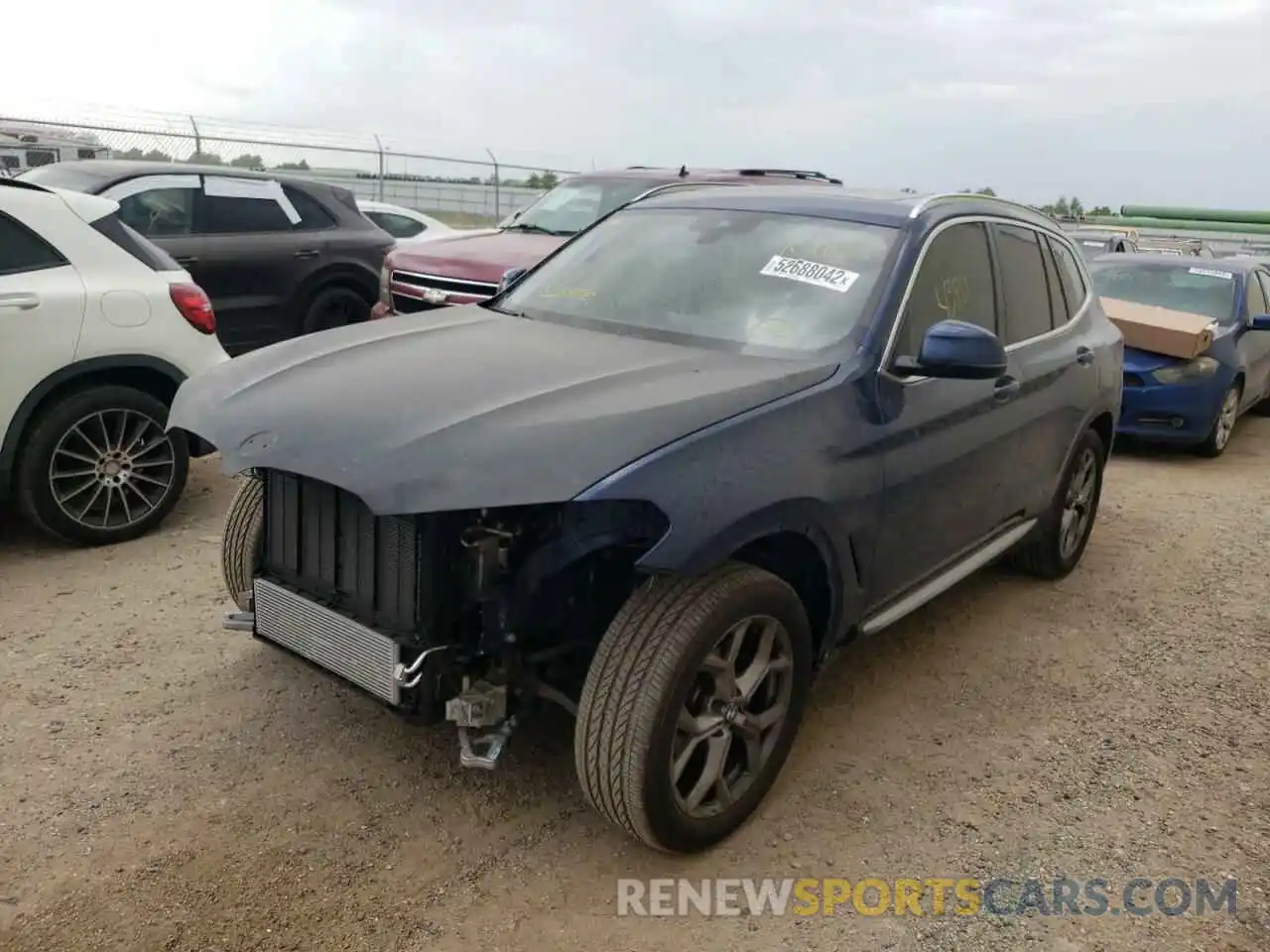 2 Фотография поврежденного автомобиля 5UX43DP04N9K61168 BMW X3 2022