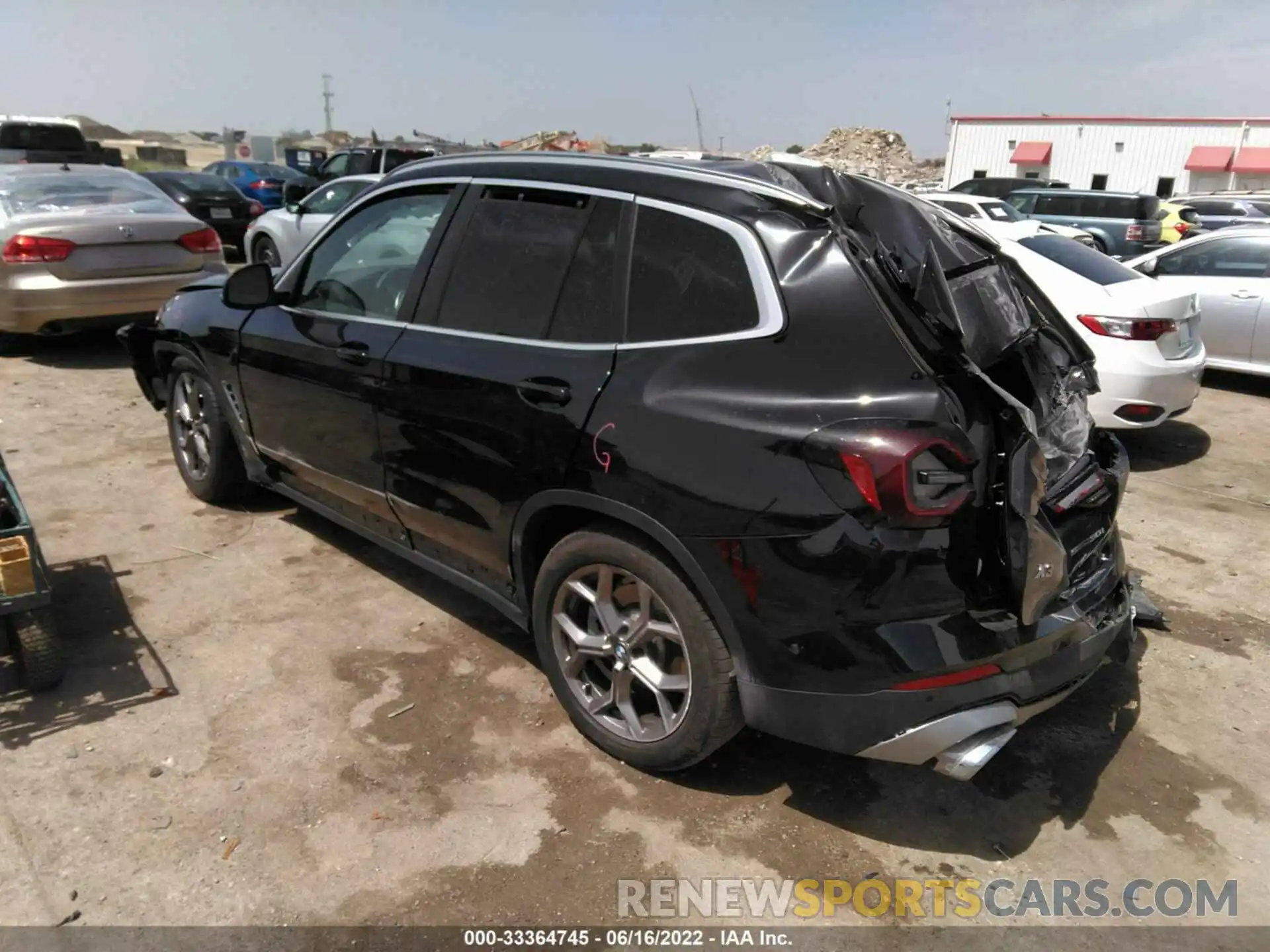 3 Photograph of a damaged car 5UX43DP06N9J24510 BMW X3 2022