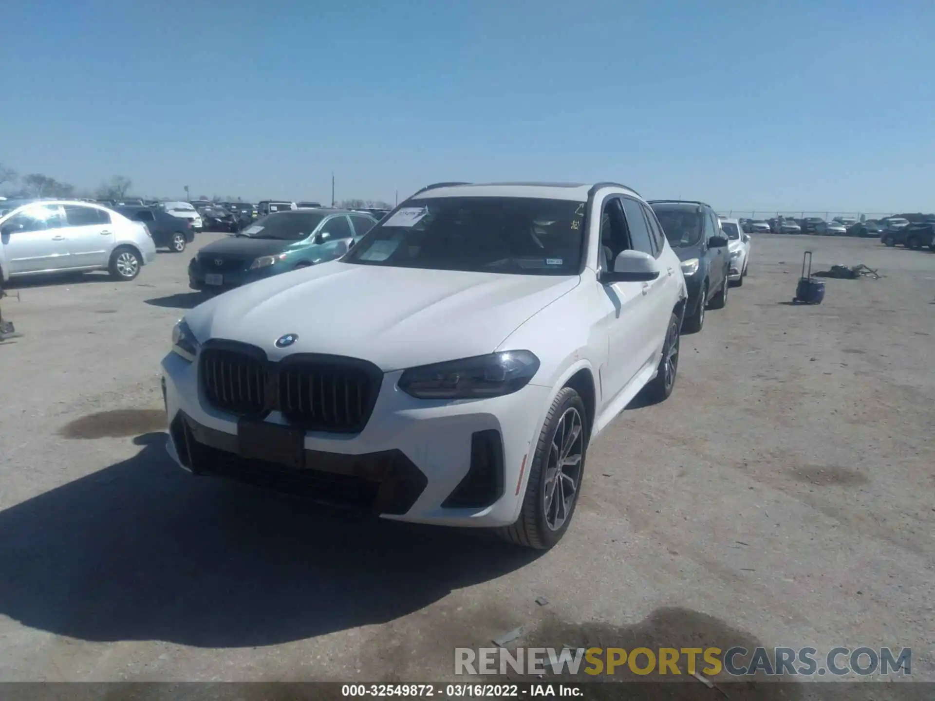 2 Фотография поврежденного автомобиля 5UX43DP07N9J88197 BMW X3 2022