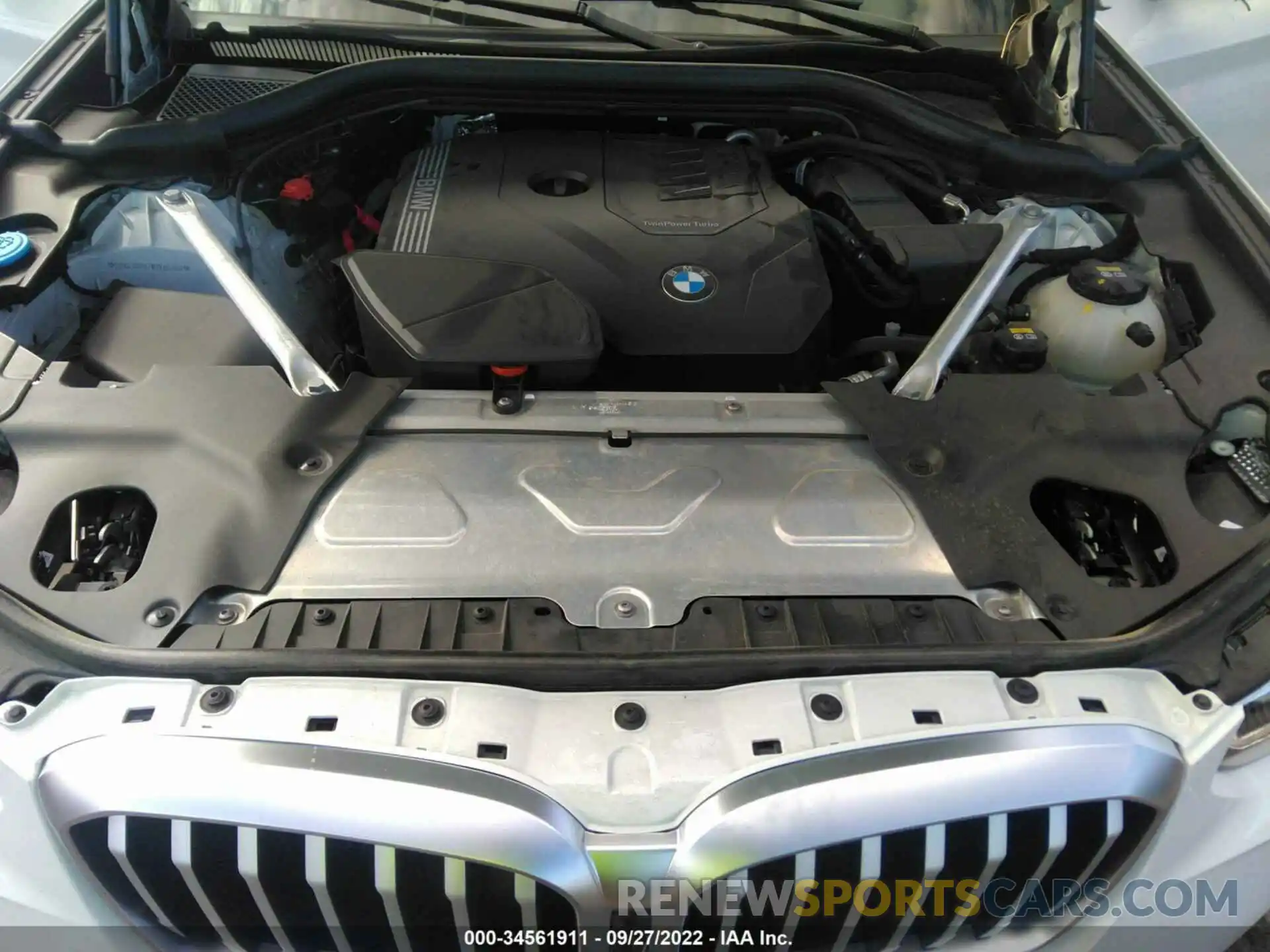 10 Фотография поврежденного автомобиля 5UX43DP07N9K05760 BMW X3 2022