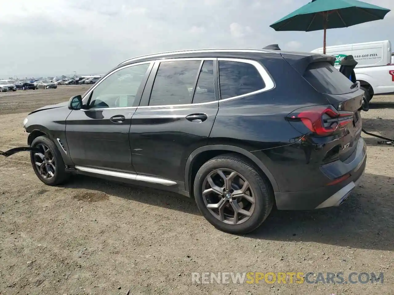 2 Photograph of a damaged car 5UX43DP08N9M44069 BMW X3 2022