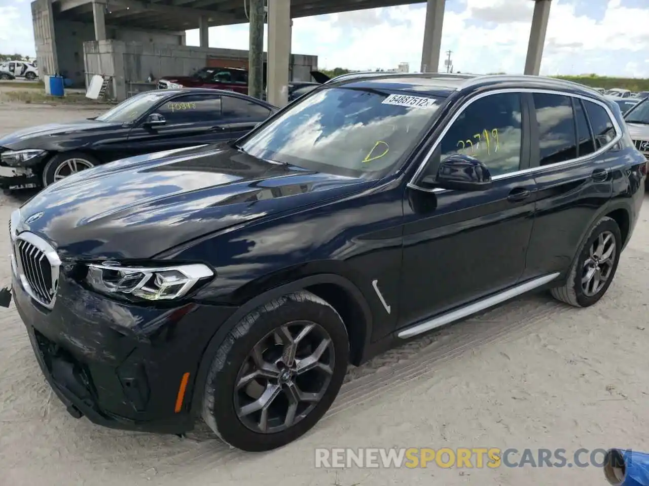 2 Photograph of a damaged car 5UX43DP09N9J46386 BMW X3 2022