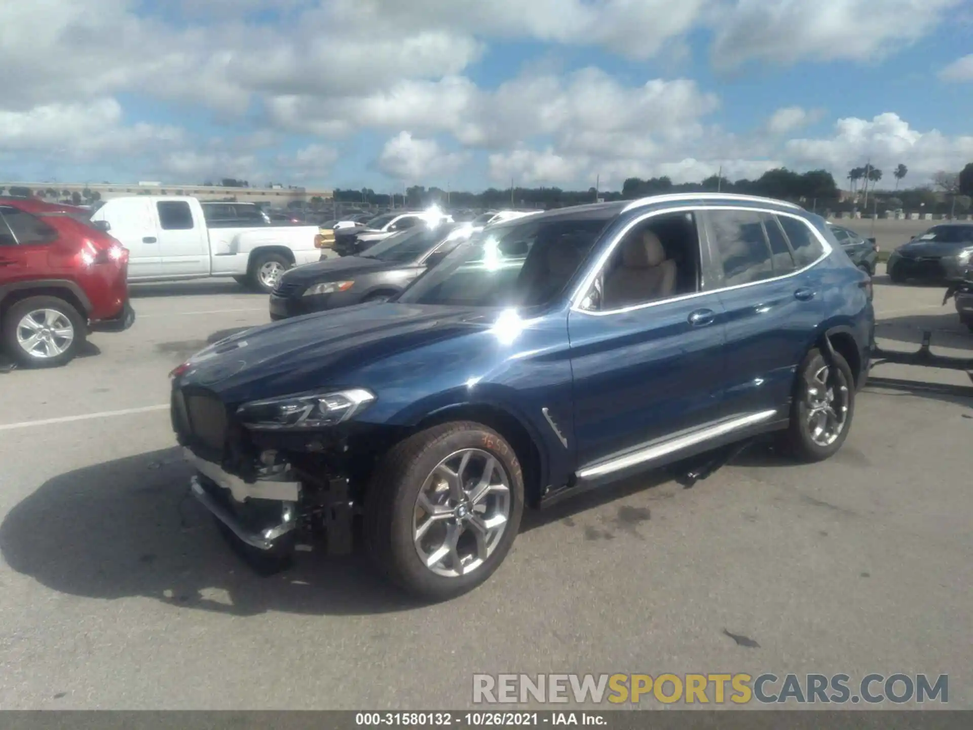 2 Фотография поврежденного автомобиля 5UX43DP09N9J53015 BMW X3 2022