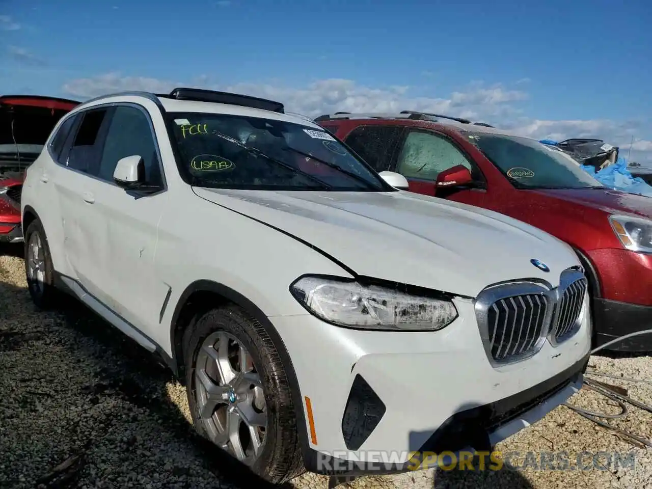 1 Фотография поврежденного автомобиля 5UX43DP09N9K69458 BMW X3 2022