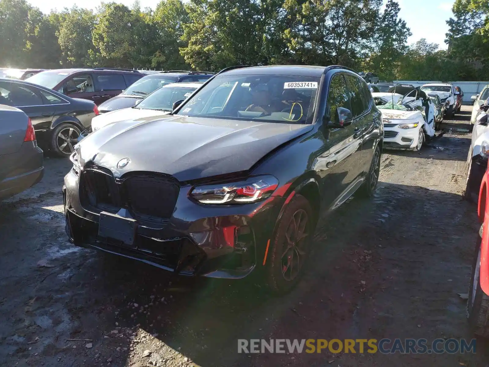 2 Photograph of a damaged car 5UX53DP00N9J01731 BMW X3 2022