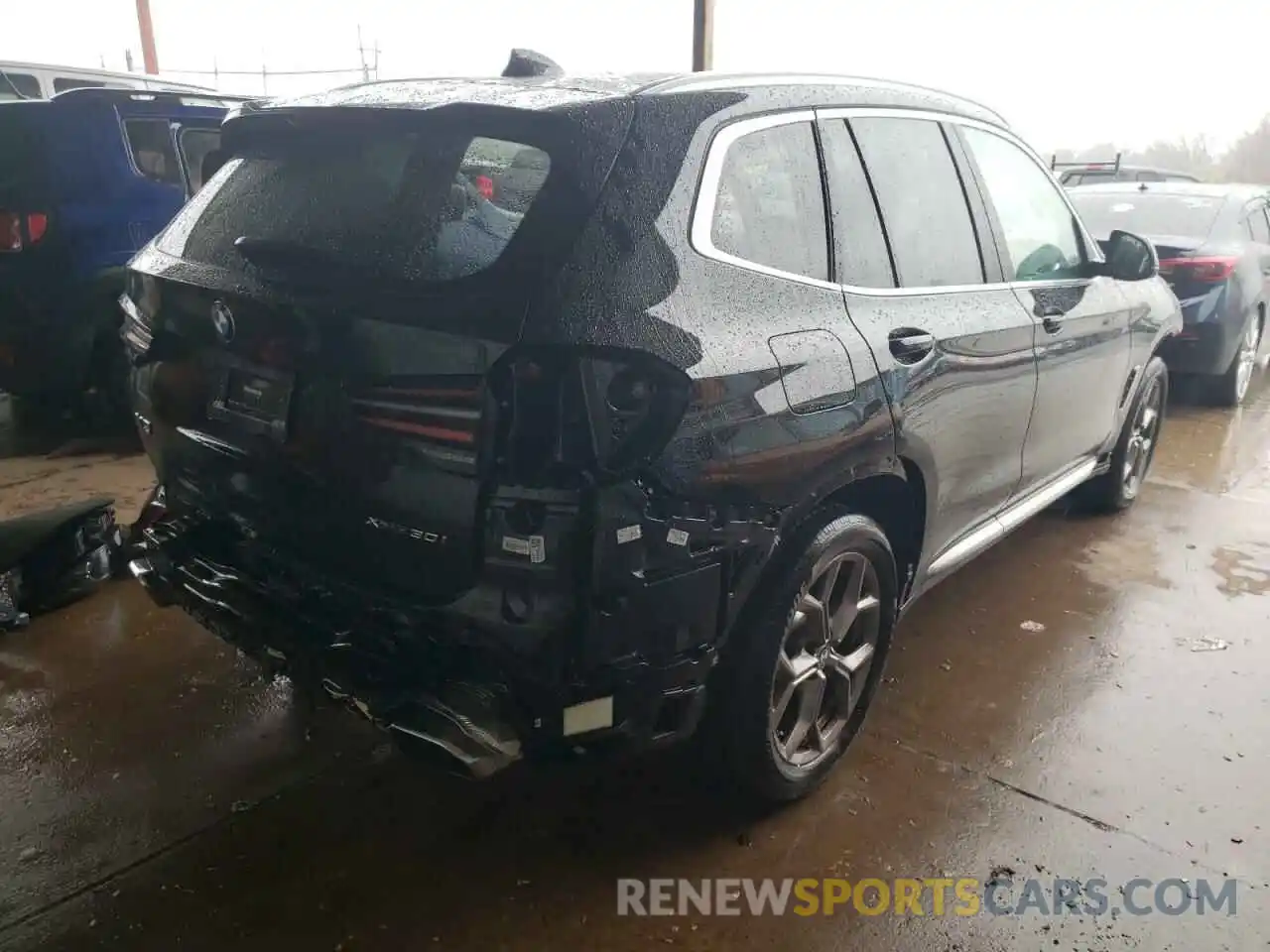 4 Фотография поврежденного автомобиля 5UX53DP00N9J26161 BMW X3 2022