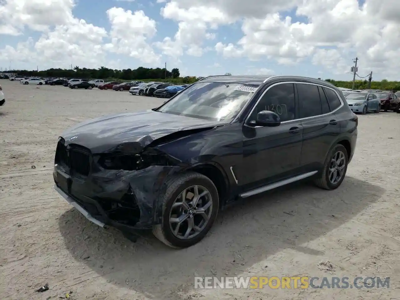 2 Photograph of a damaged car 5UX53DP00N9J75067 BMW X3 2022