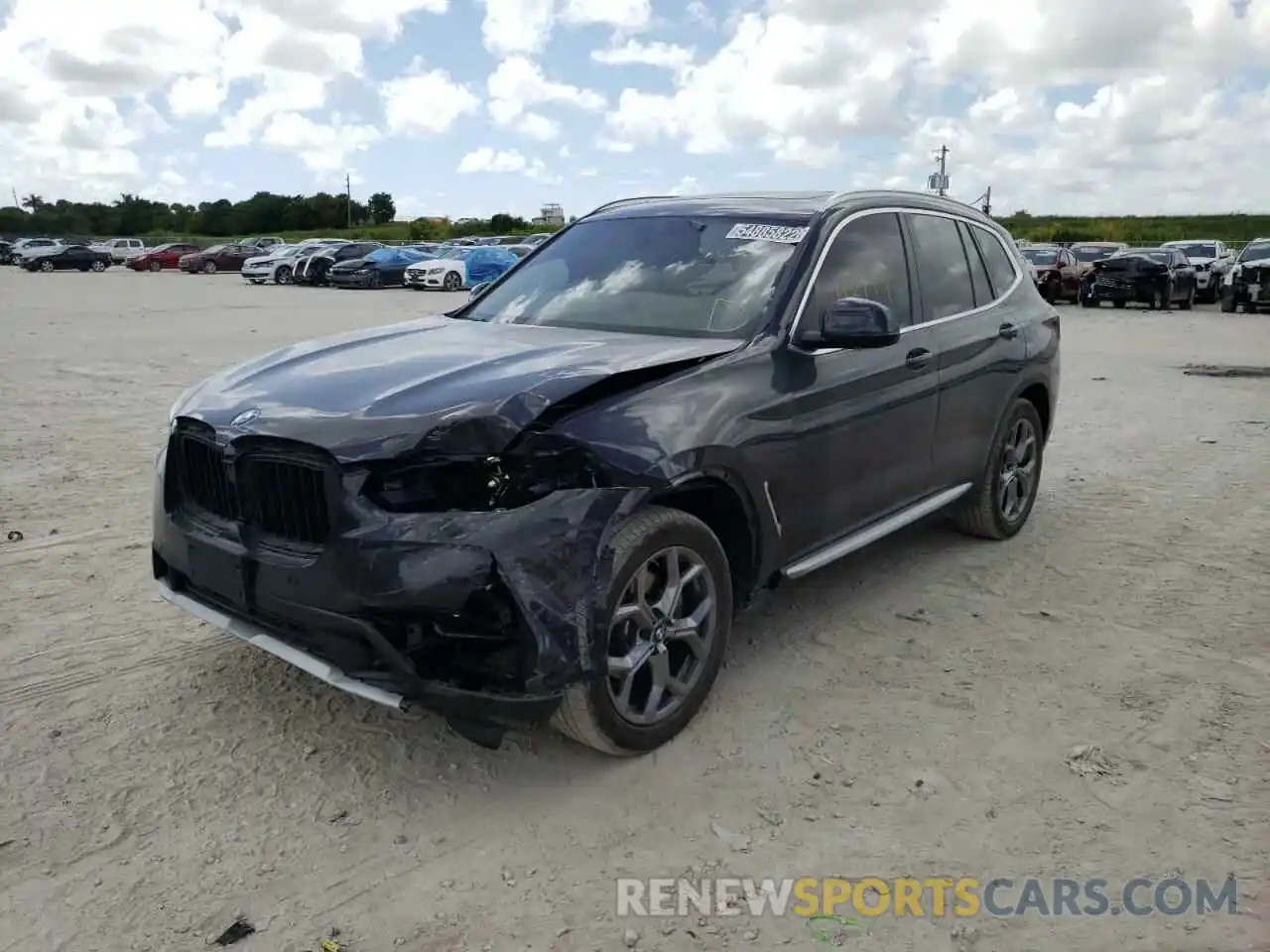 9 Photograph of a damaged car 5UX53DP00N9J75067 BMW X3 2022