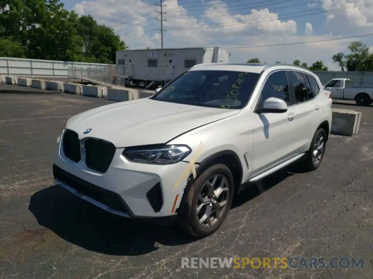 2 Фотография поврежденного автомобиля 5UX53DP00N9J98610 BMW X3 2022