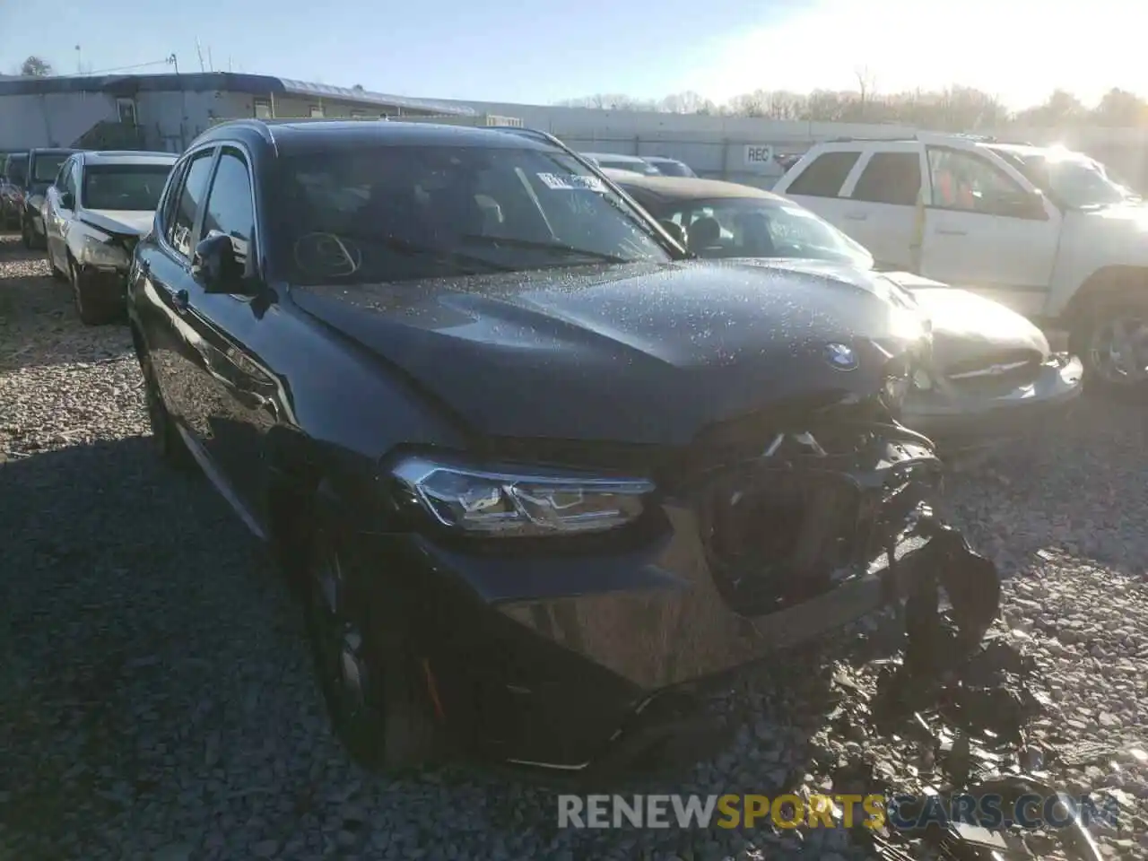 1 Photograph of a damaged car 5UX53DP01N9H43507 BMW X3 2022