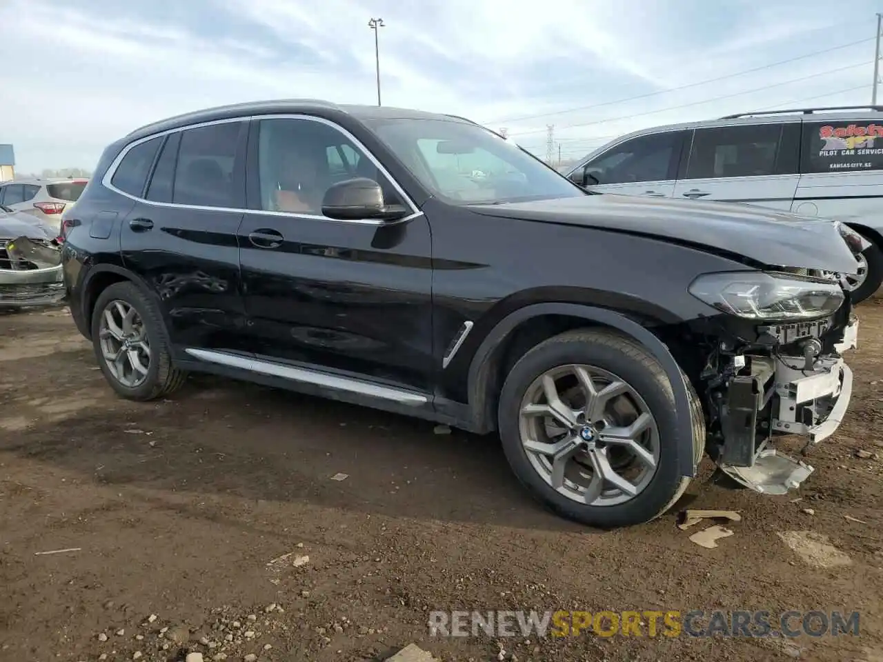 4 Фотография поврежденного автомобиля 5UX53DP01N9J44748 BMW X3 2022