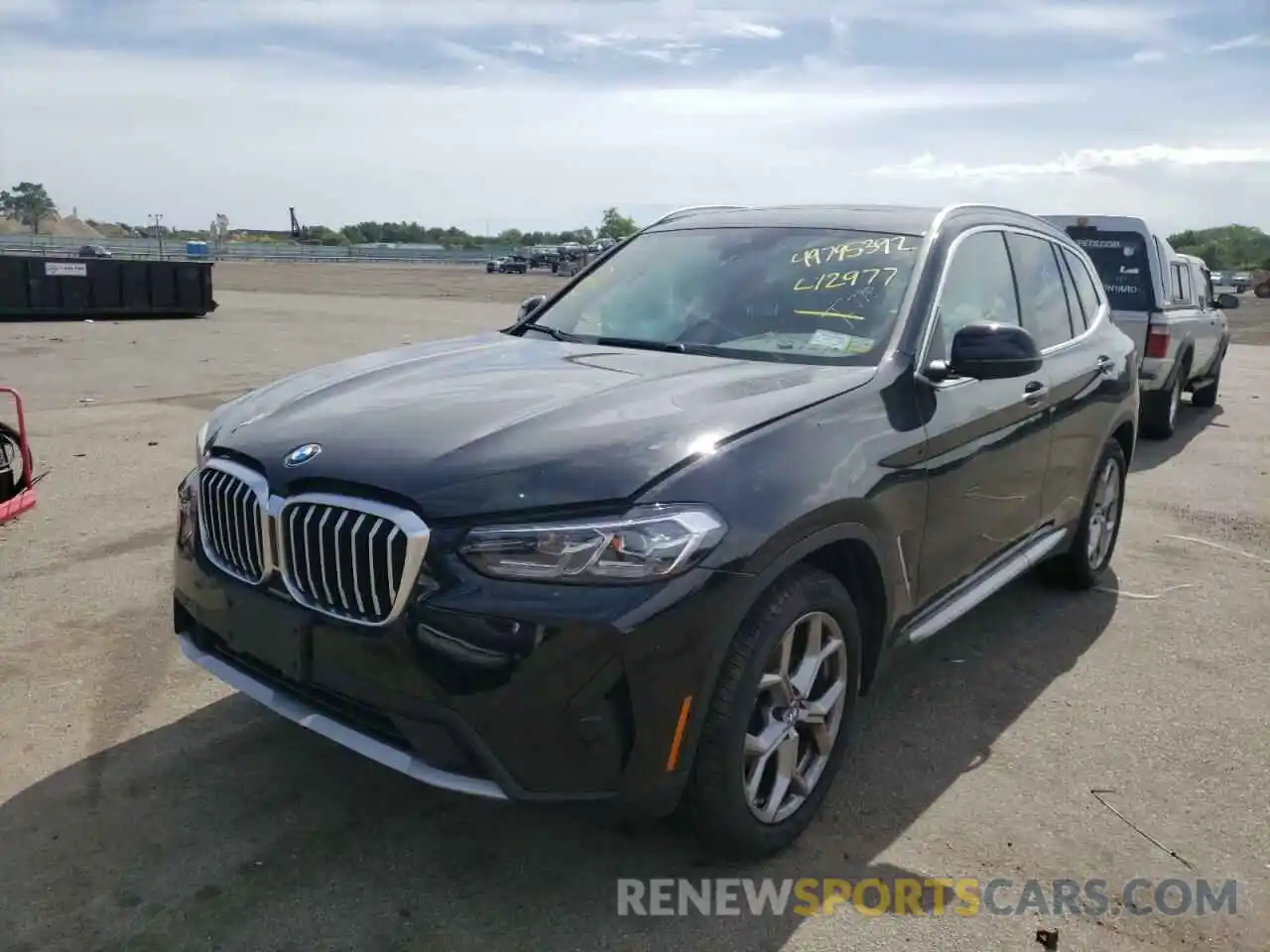 2 Photograph of a damaged car 5UX53DP02N9L12977 BMW X3 2022