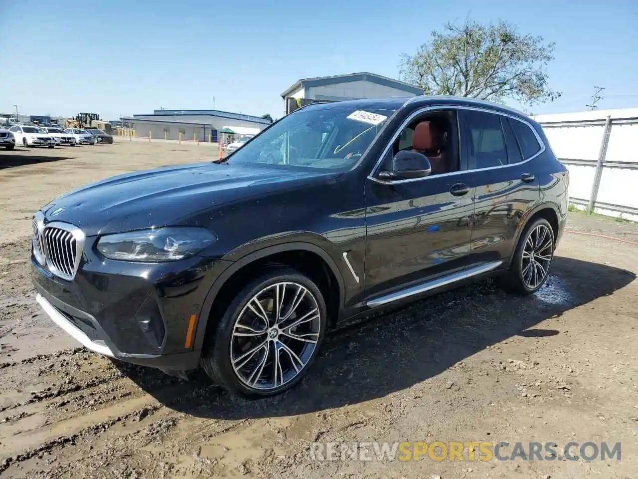 1 Photograph of a damaged car 5UX53DP03N9J01772 BMW X3 2022