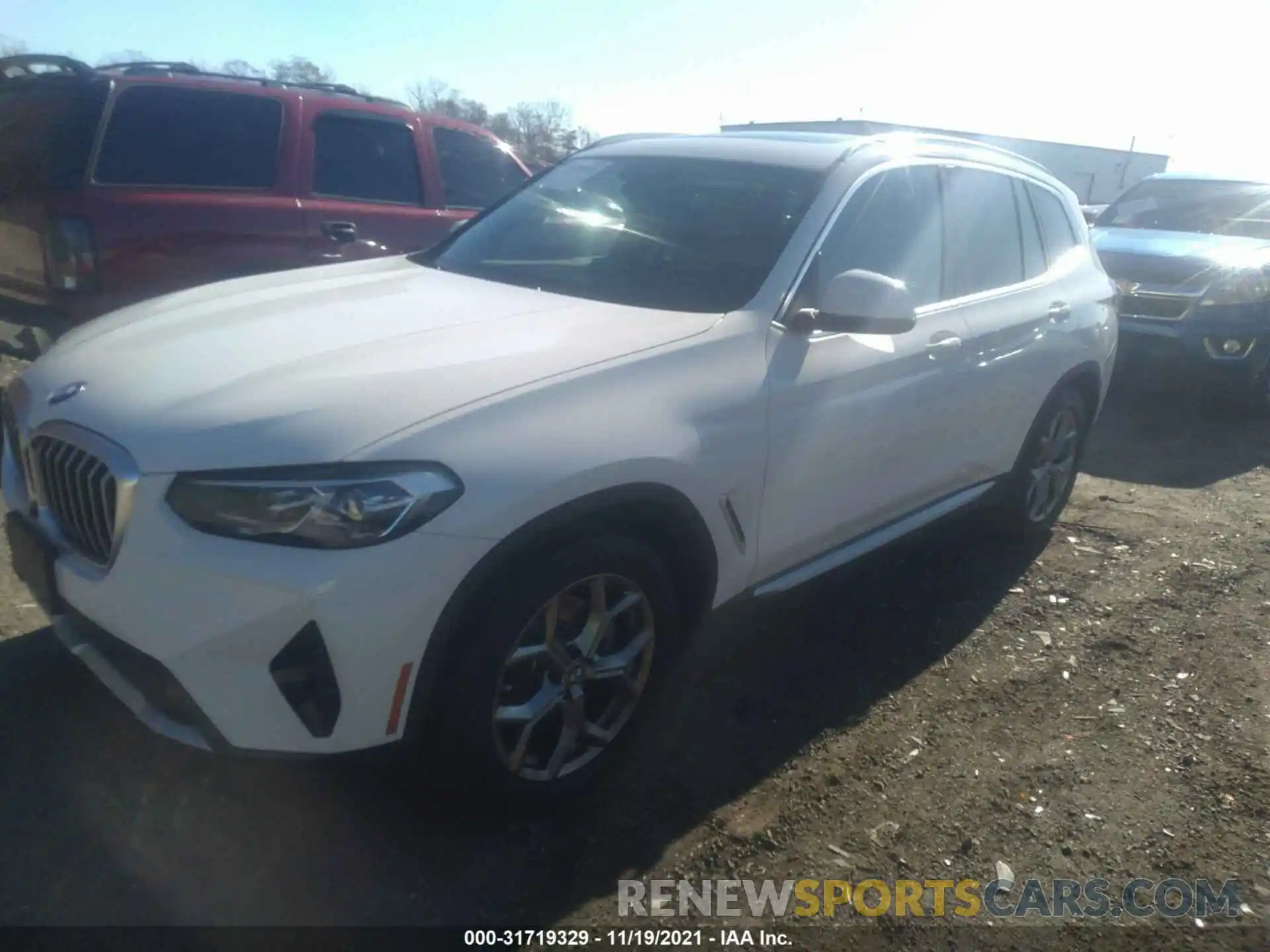 2 Photograph of a damaged car 5UX53DP03N9J02095 BMW X3 2022