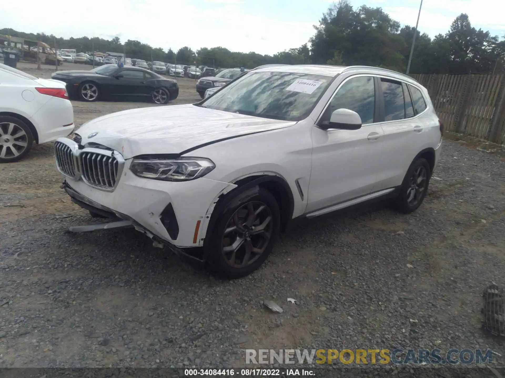 2 Photograph of a damaged car 5UX53DP03N9J31774 BMW X3 2022