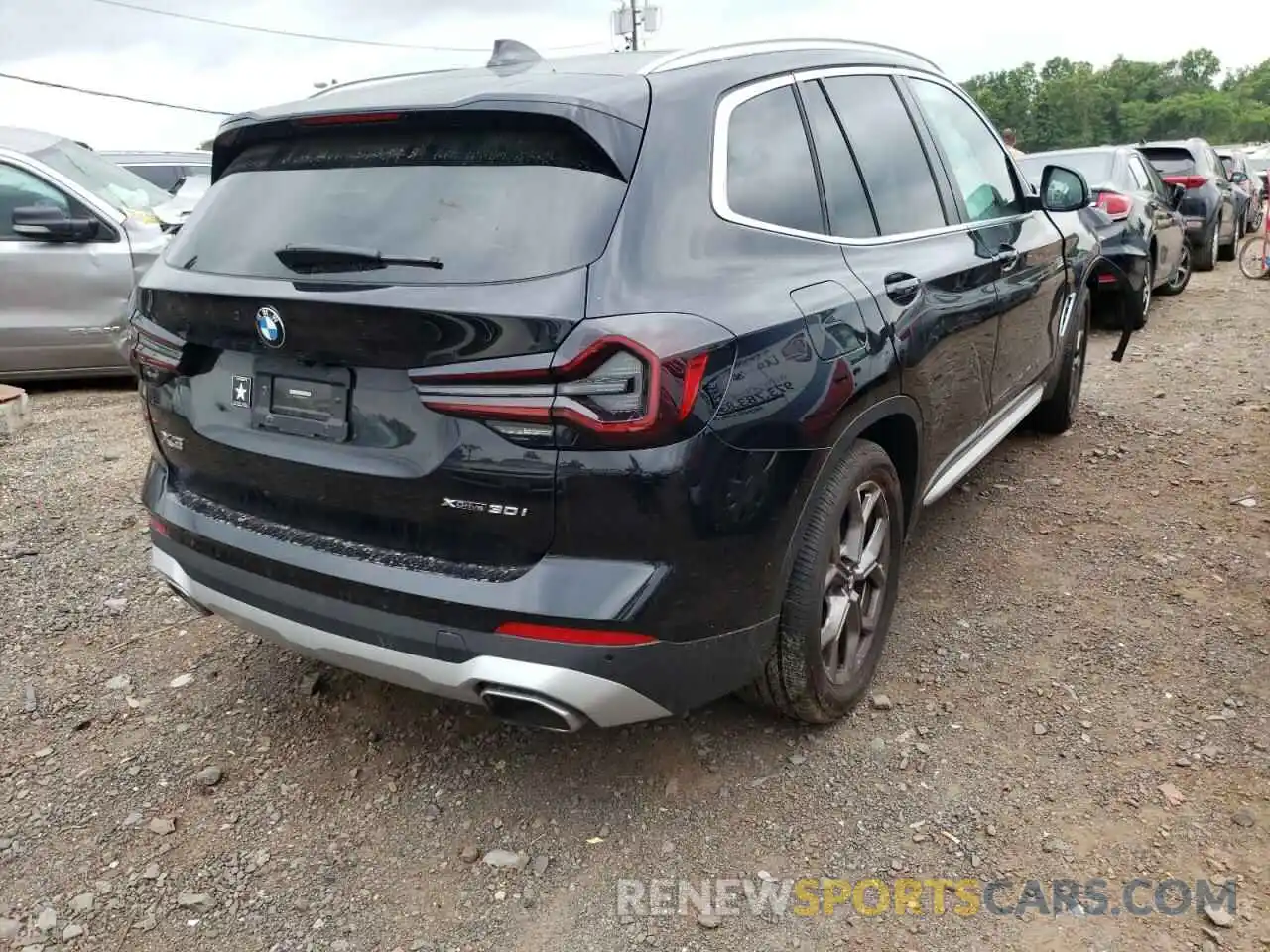 4 Фотография поврежденного автомобиля 5UX53DP03N9K16145 BMW X3 2022