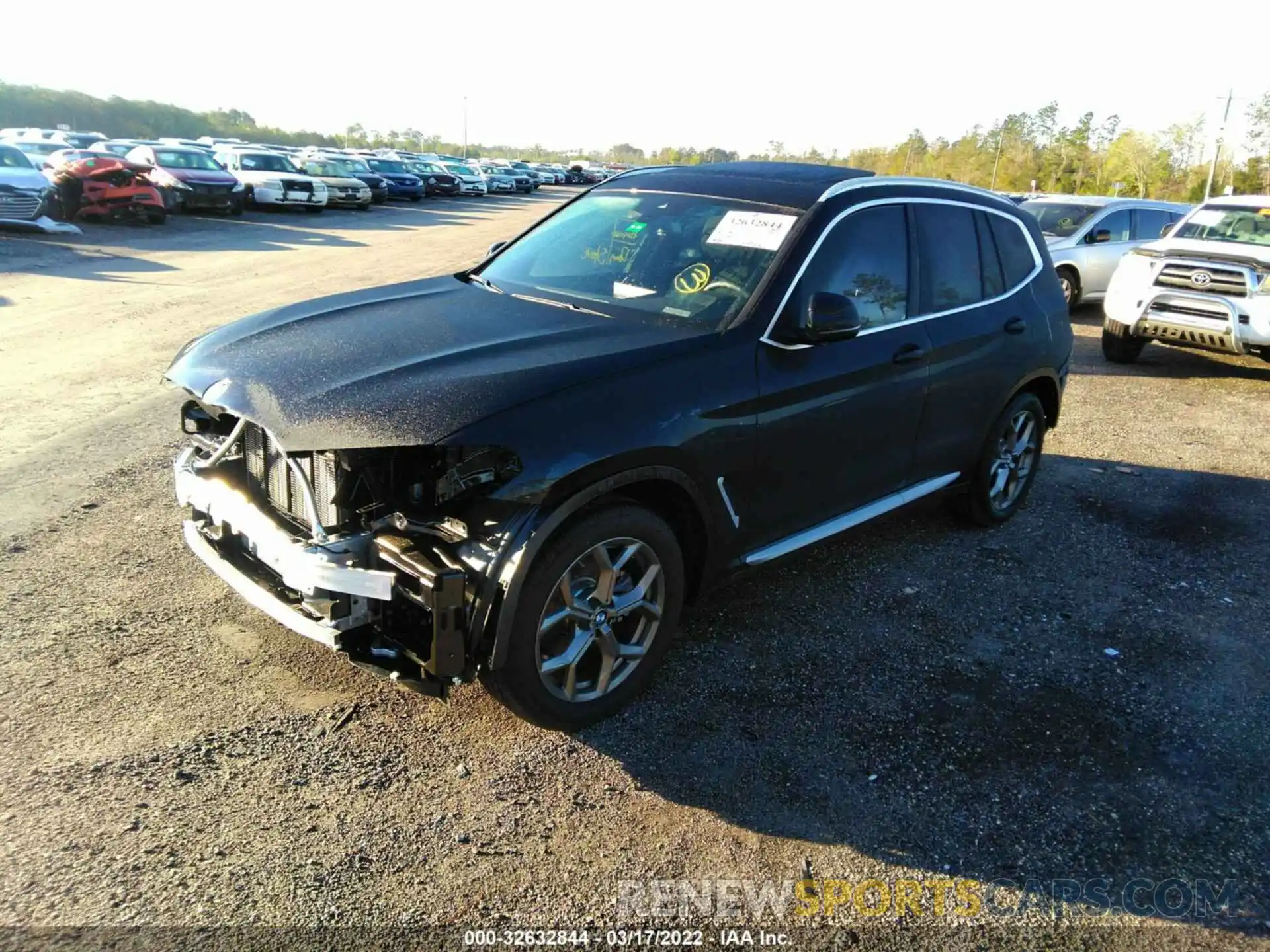 2 Photograph of a damaged car 5UX53DP04N9K84454 BMW X3 2022