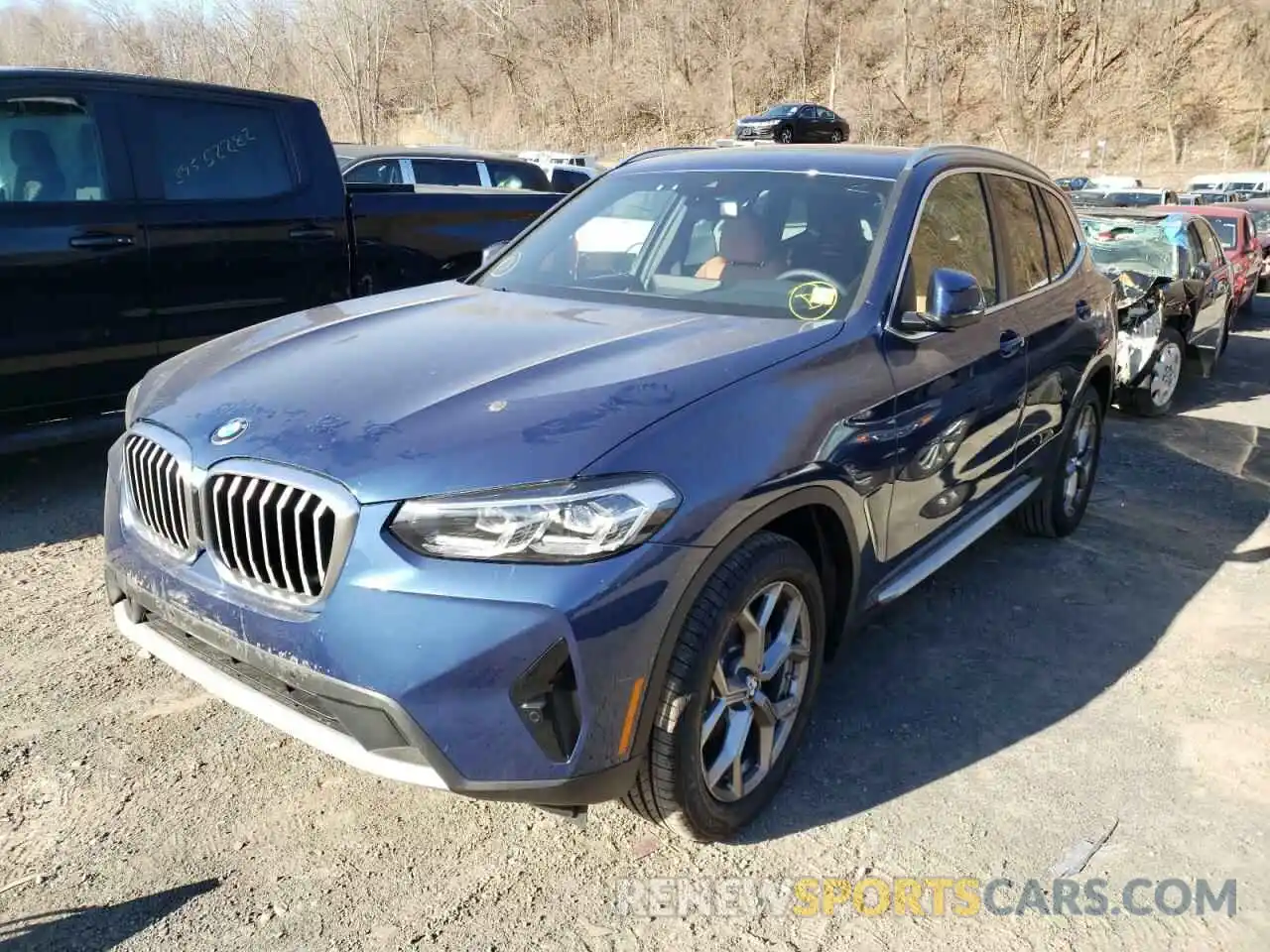 2 Фотография поврежденного автомобиля 5UX53DP04N9K93798 BMW X3 2022