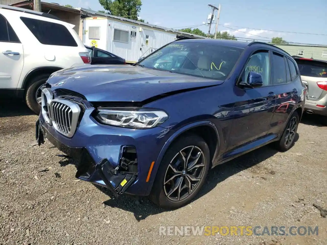 2 Фотография поврежденного автомобиля 5UX53DP05N9J18153 BMW X3 2022