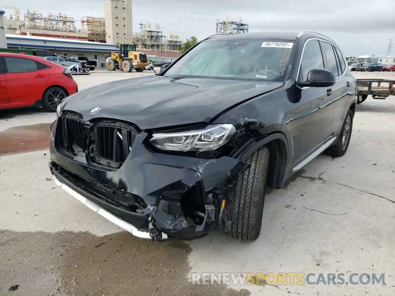 2 Фотография поврежденного автомобиля 5UX53DP05N9K41306 BMW X3 2022