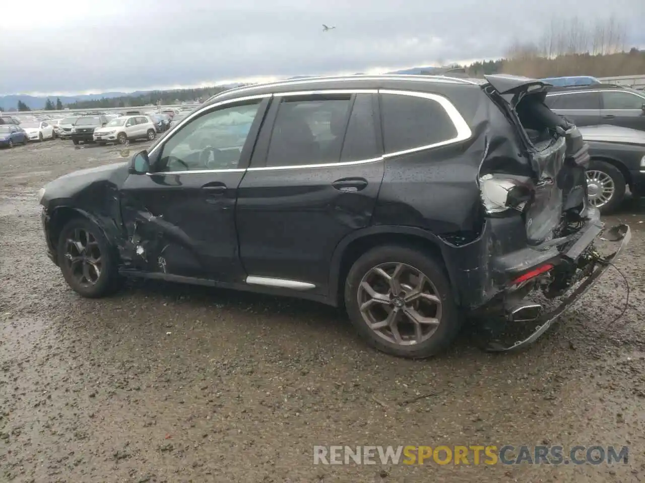 2 Photograph of a damaged car 5UX53DP05N9M87210 BMW X3 2022