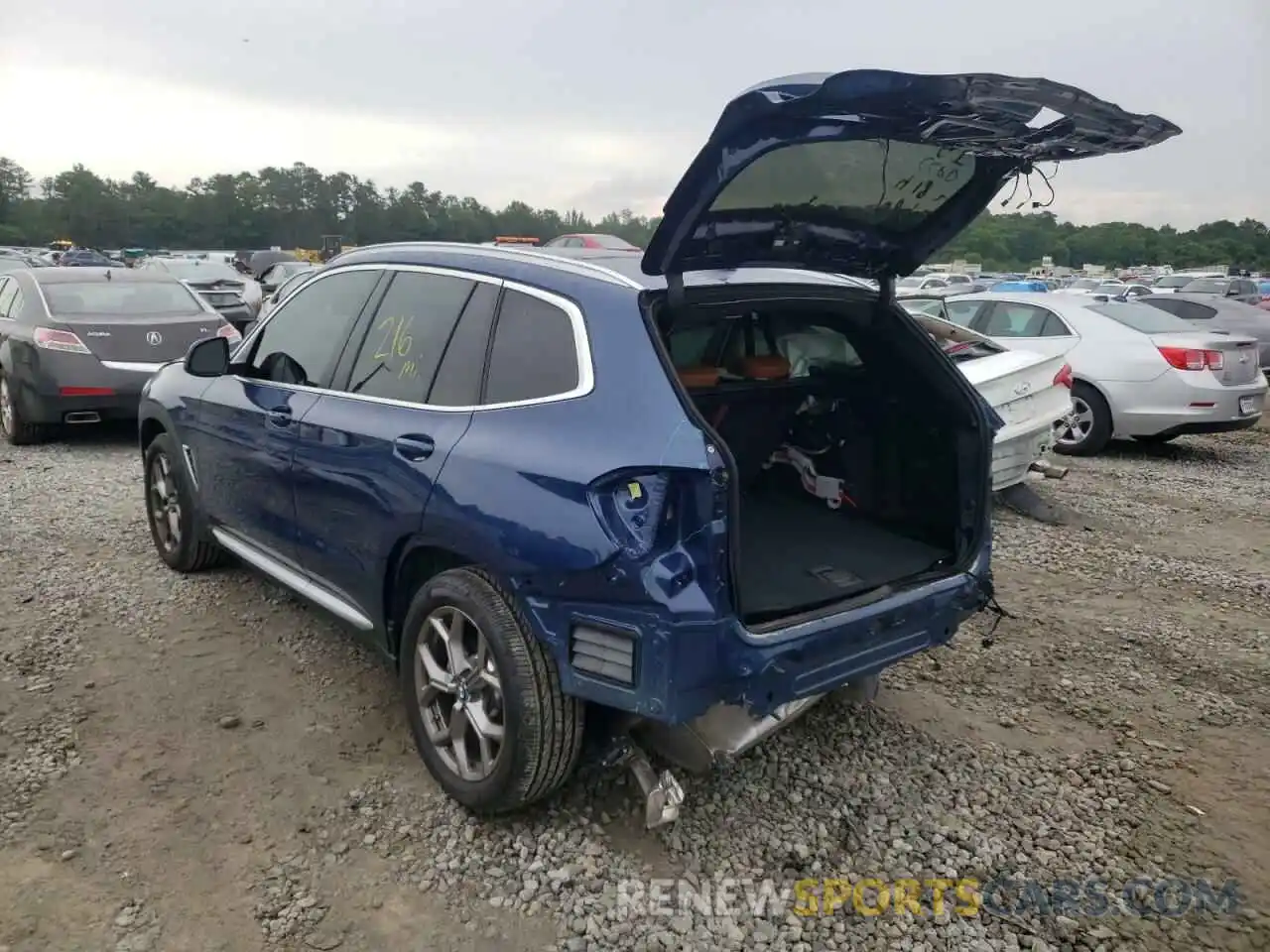 3 Фотография поврежденного автомобиля 5UX53DP06N9L46890 BMW X3 2022