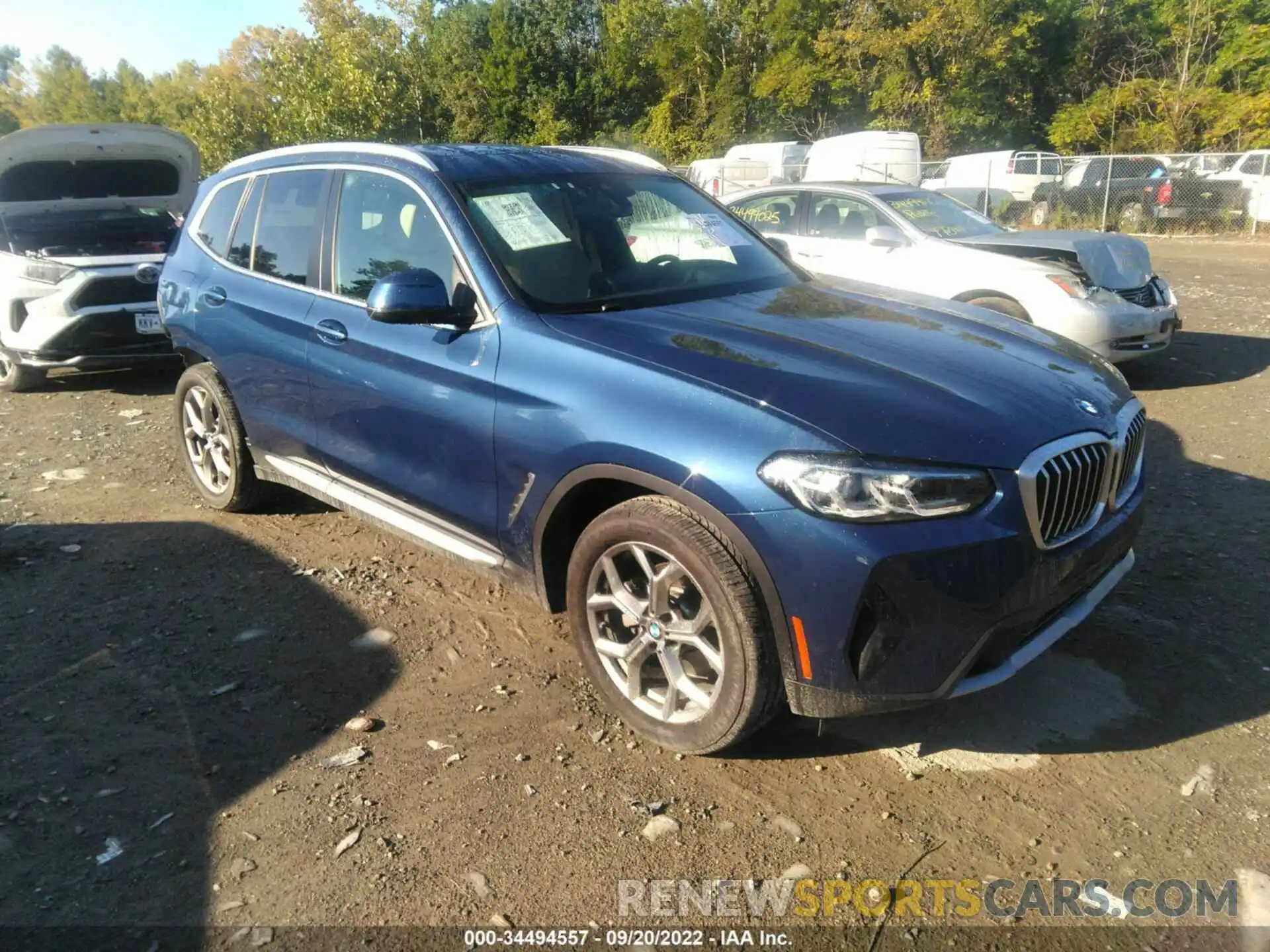 1 Фотография поврежденного автомобиля 5UX53DP06N9M75874 BMW X3 2022