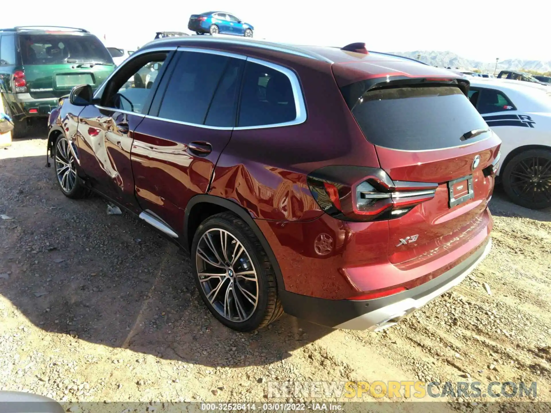 3 Фотография поврежденного автомобиля 5UX53DP07N9K73691 BMW X3 2022