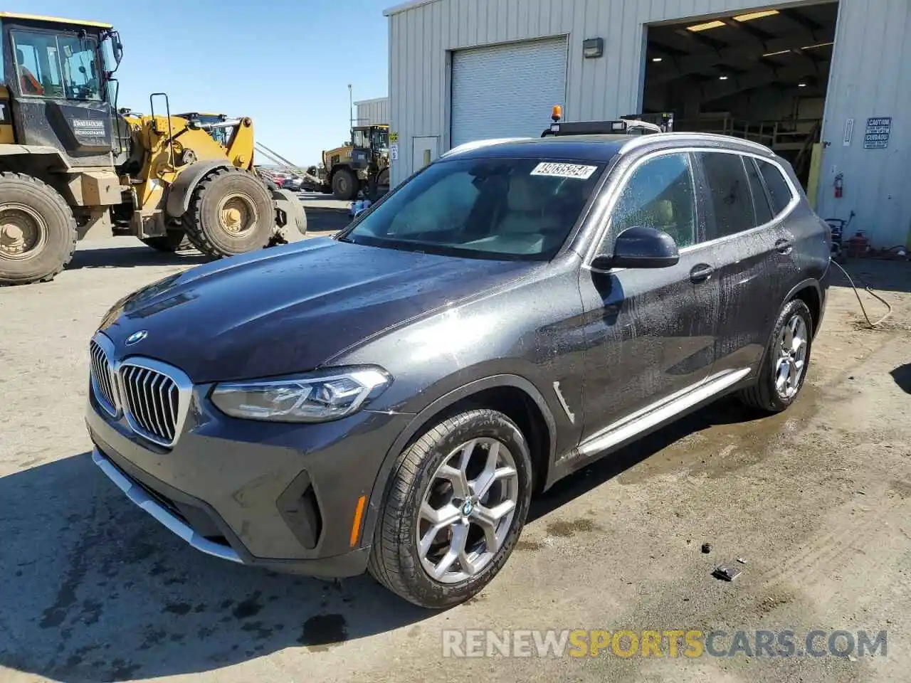 1 Photograph of a damaged car 5UX53DP07N9M50725 BMW X3 2022