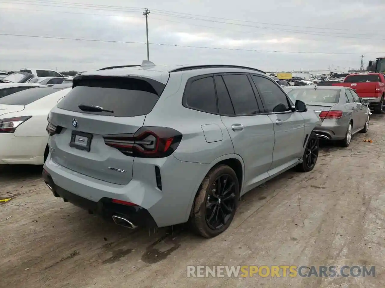 4 Фотография поврежденного автомобиля 5UX53DP08N9J66892 BMW X3 2022