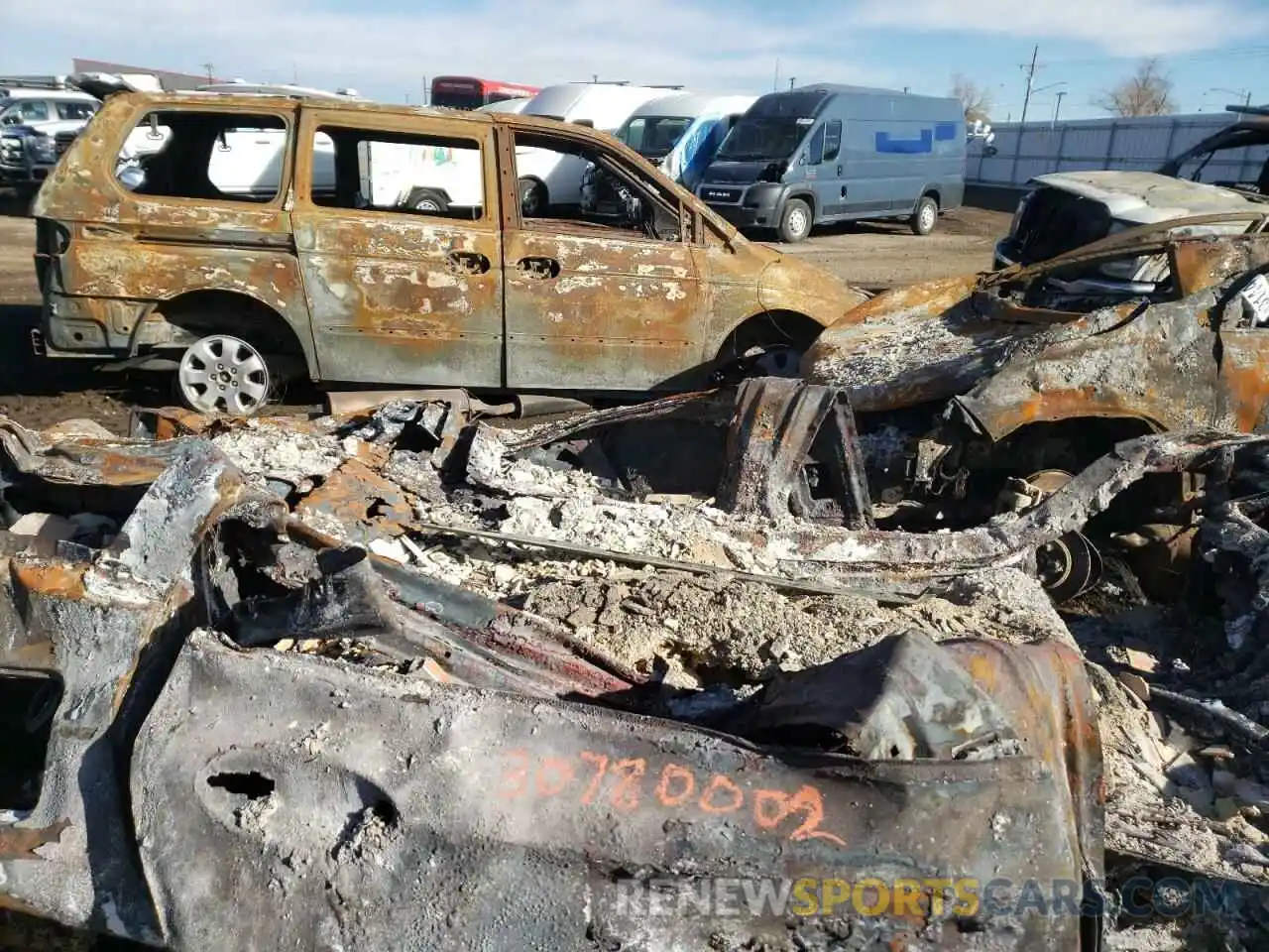 6 Photograph of a damaged car 5UX53DP08N9K21003 BMW X3 2022