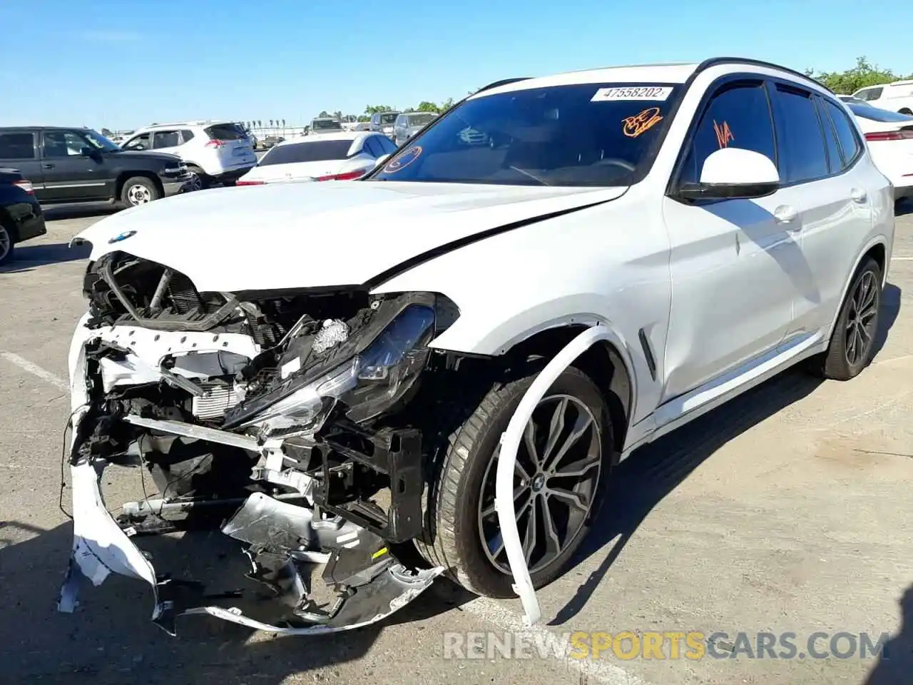 2 Photograph of a damaged car 5UX53DP09N9K84207 BMW X3 2022