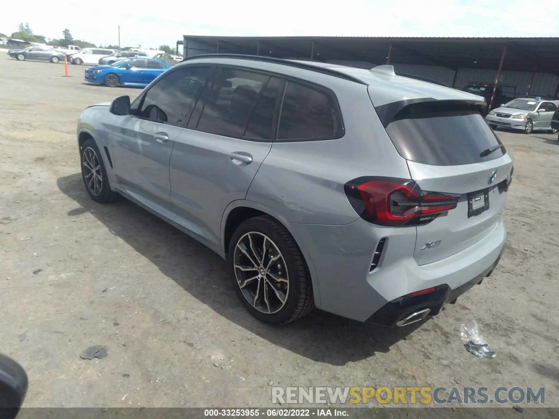 3 Фотография поврежденного автомобиля 5UX53DP0XN9K11654 BMW X3 2022