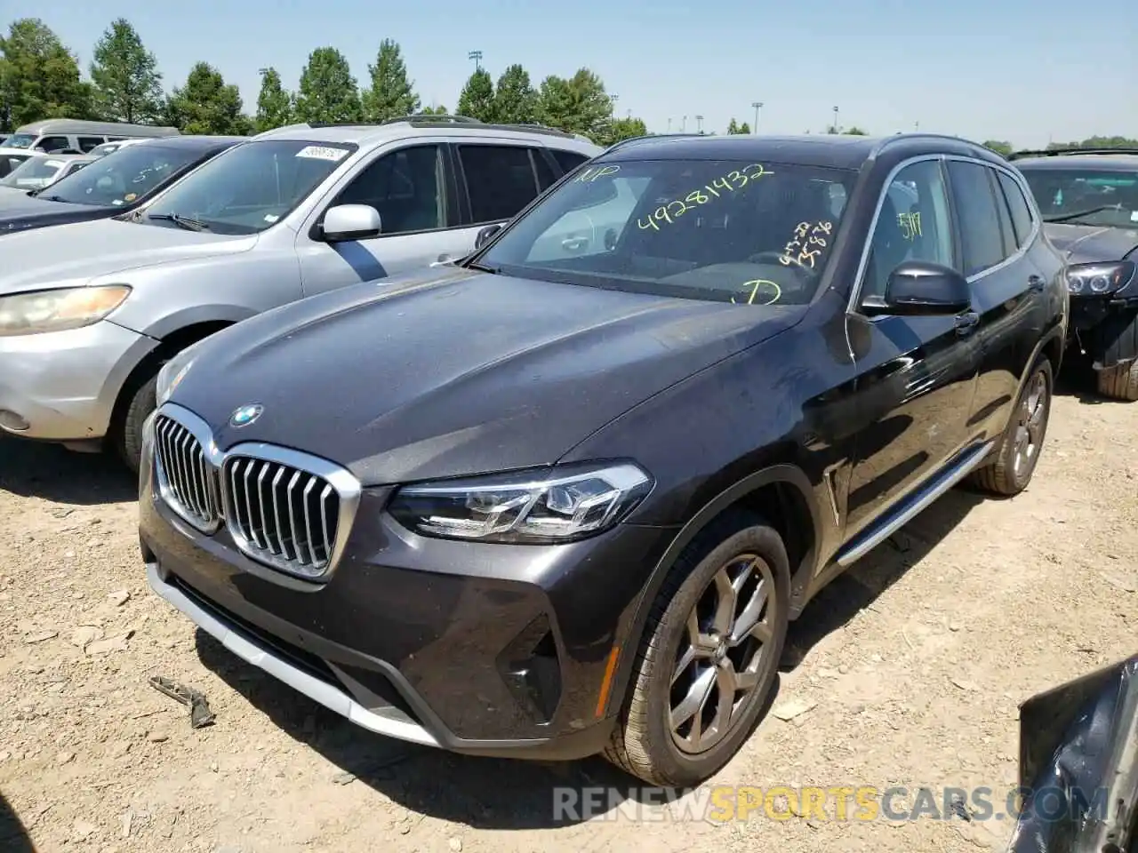 2 Фотография поврежденного автомобиля 5UX53DP0XN9K45822 BMW X3 2022