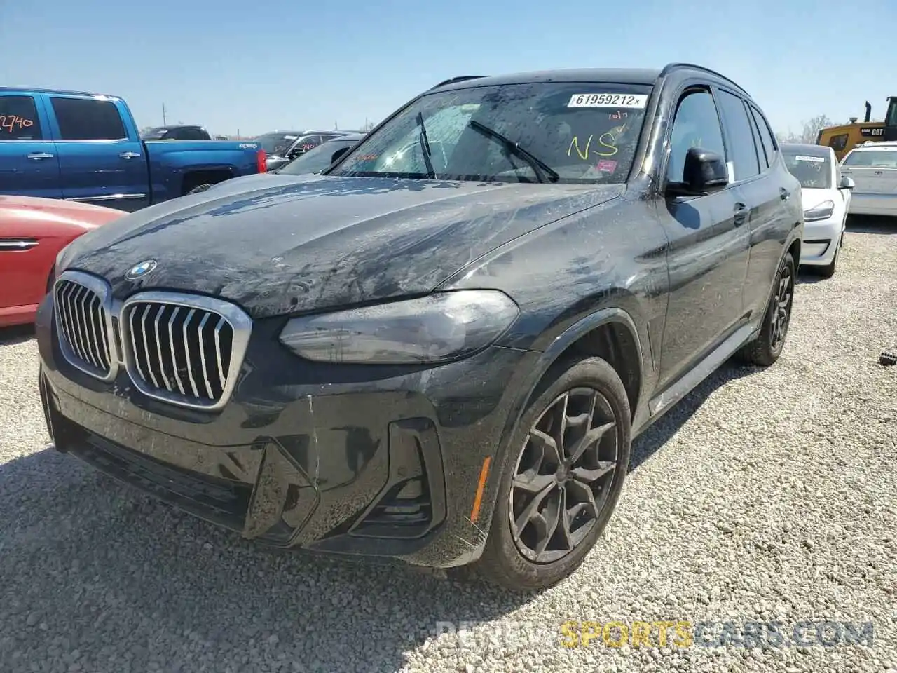 2 Photograph of a damaged car 5UX53DP0XN9L35181 BMW X3 2022