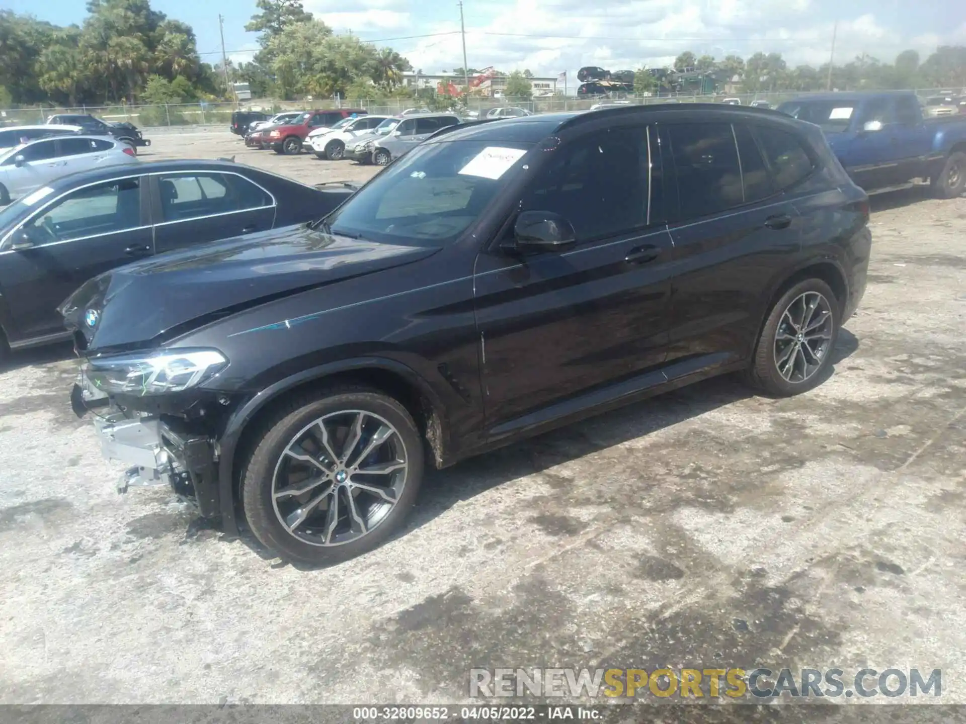 2 Фотография поврежденного автомобиля 5UX83DP03N9J60379 BMW X3 2022