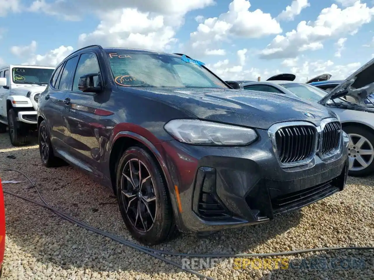 1 Фотография поврежденного автомобиля 5UX83DP03N9K52026 BMW X3 2022