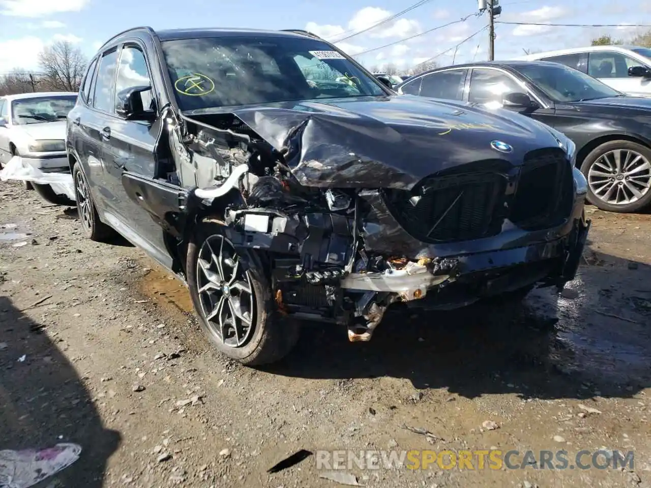 9 Photograph of a damaged car 5UX83DP09N9K92014 BMW X3 2022