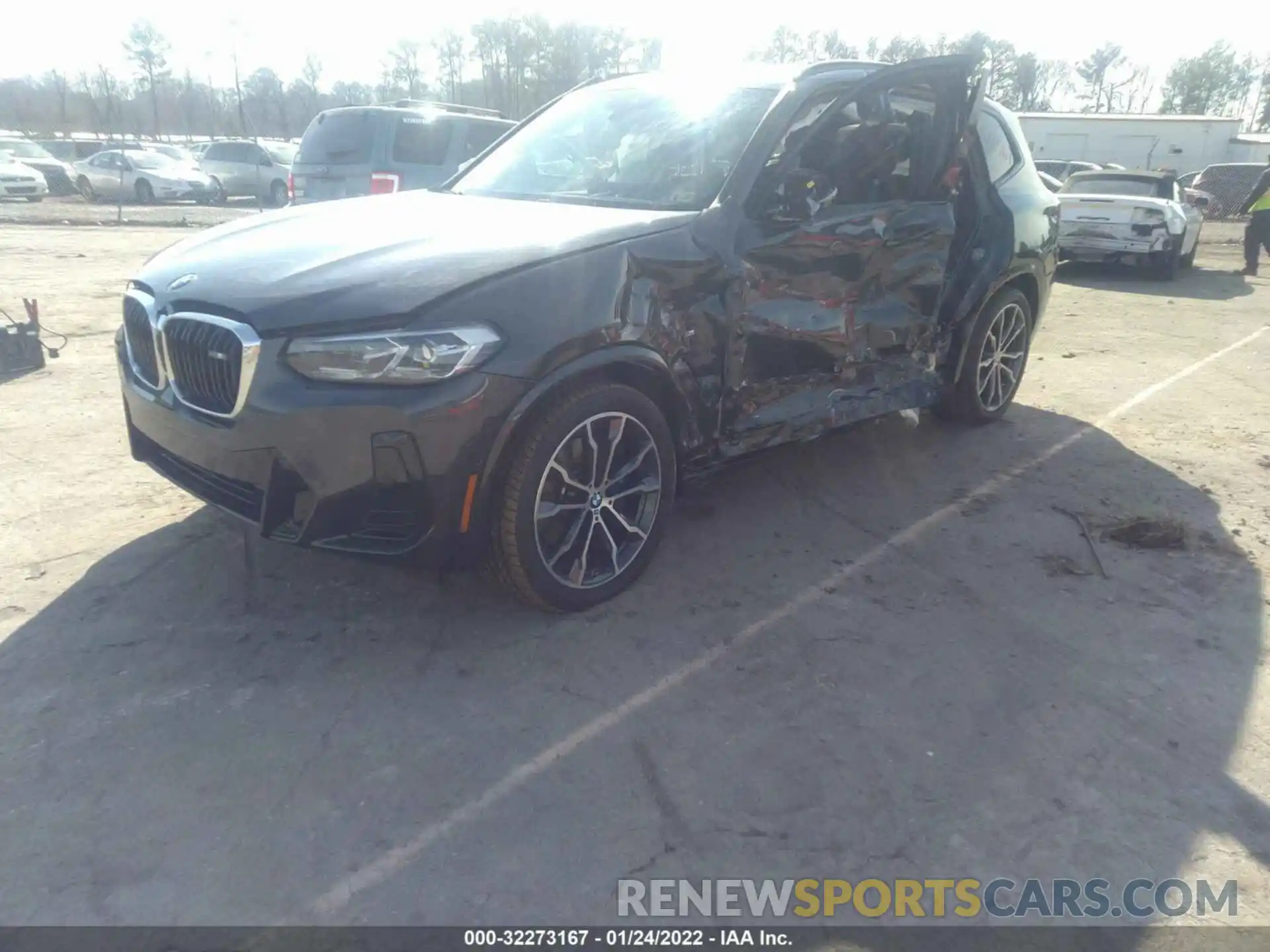 2 Photograph of a damaged car 5UX83DP0XN9J36516 BMW X3 2022