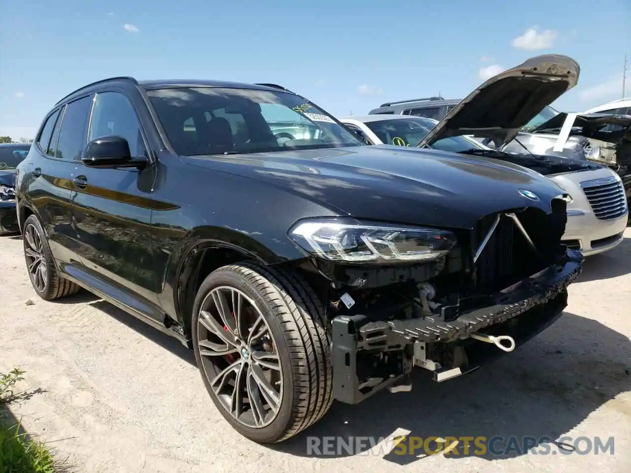 1 Photograph of a damaged car WBX47DP00NN151234 BMW X3 2022