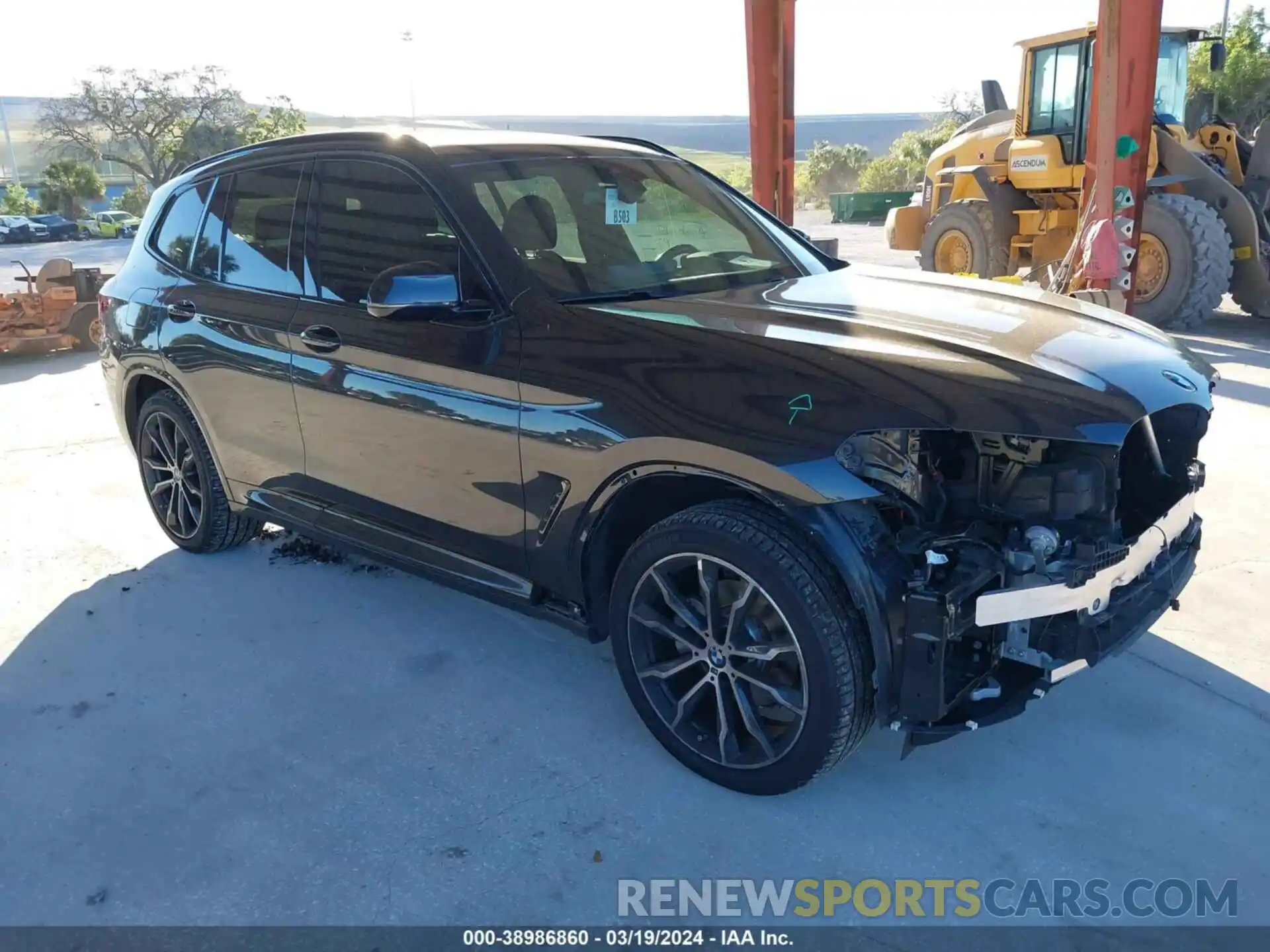 1 Photograph of a damaged car WBX57DP02NN175488 BMW X3 2022