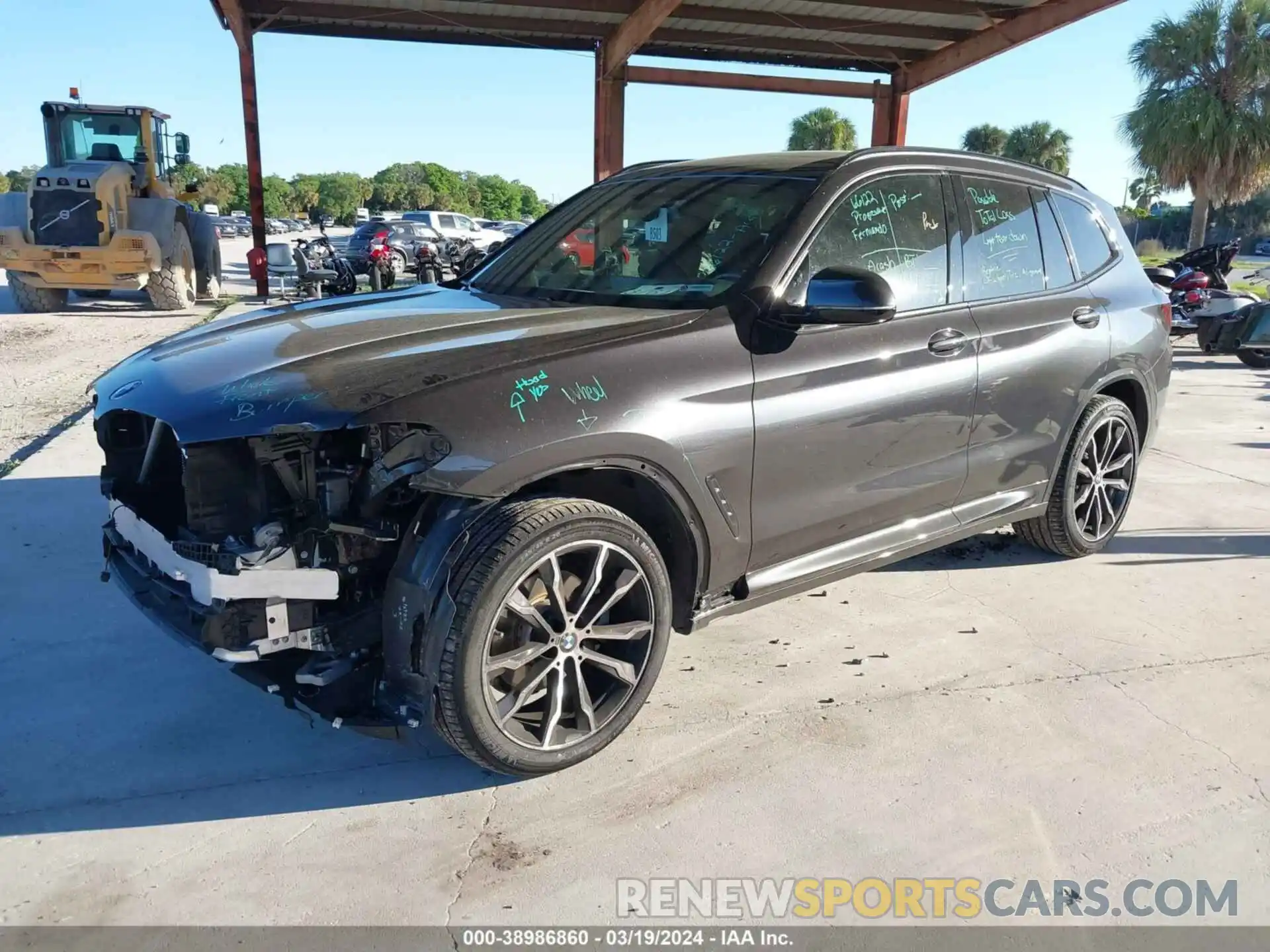 2 Photograph of a damaged car WBX57DP02NN175488 BMW X3 2022