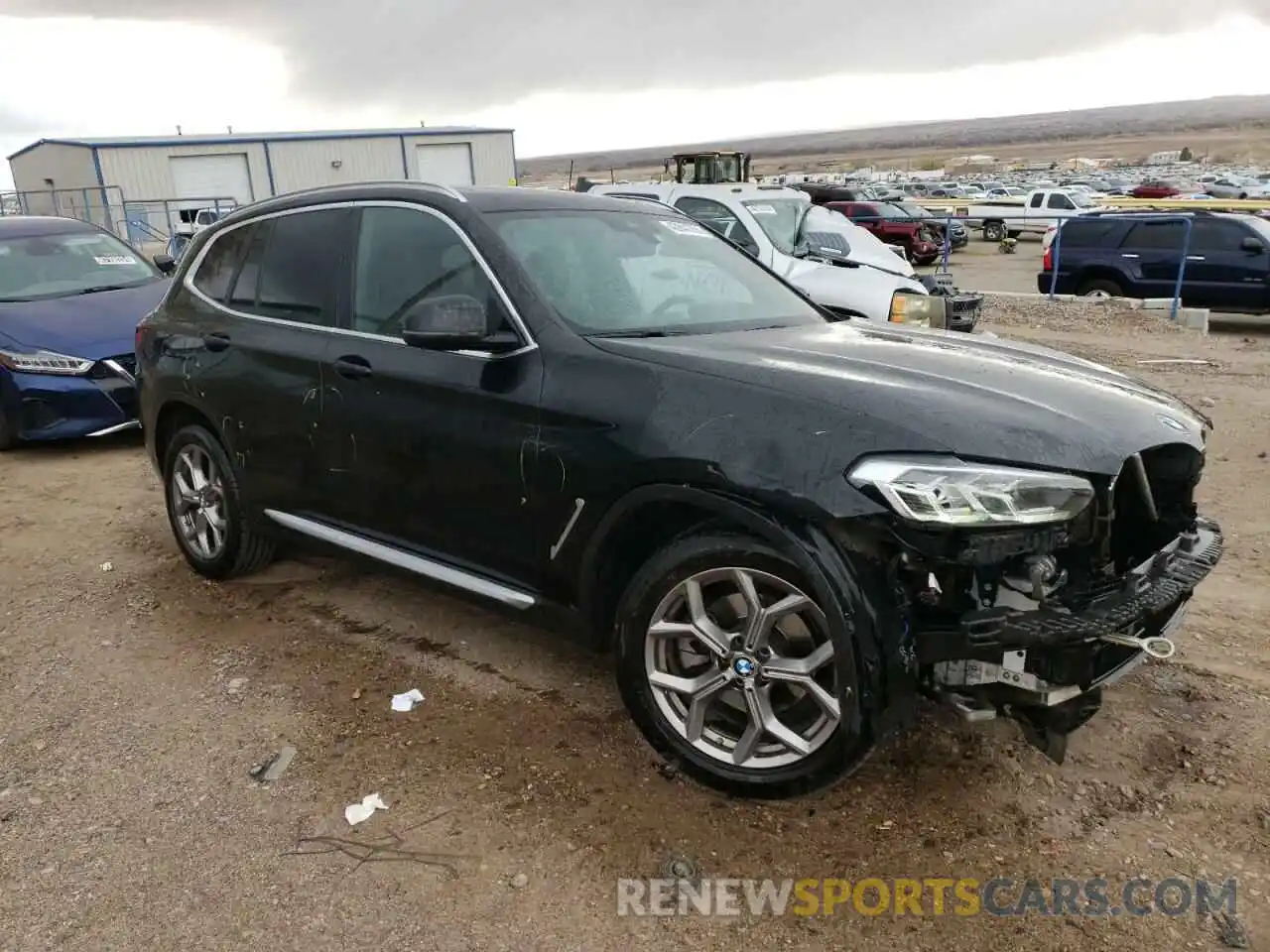 4 Фотография поврежденного автомобиля WBX57DP03NN178559 BMW X3 2022