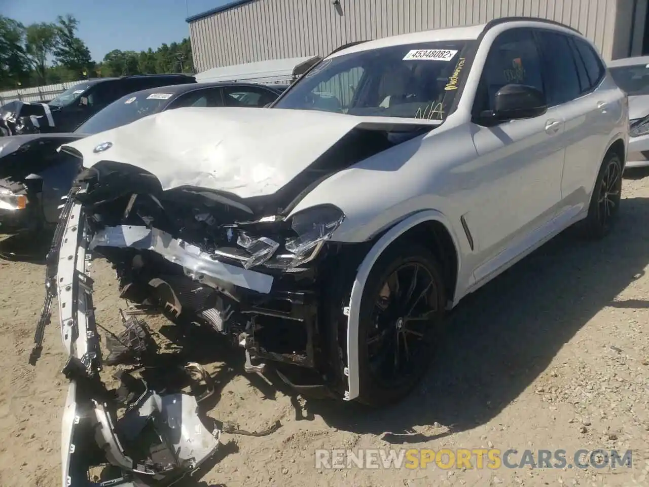 2 Photograph of a damaged car WBX57DP09NN146201 BMW X3 2022