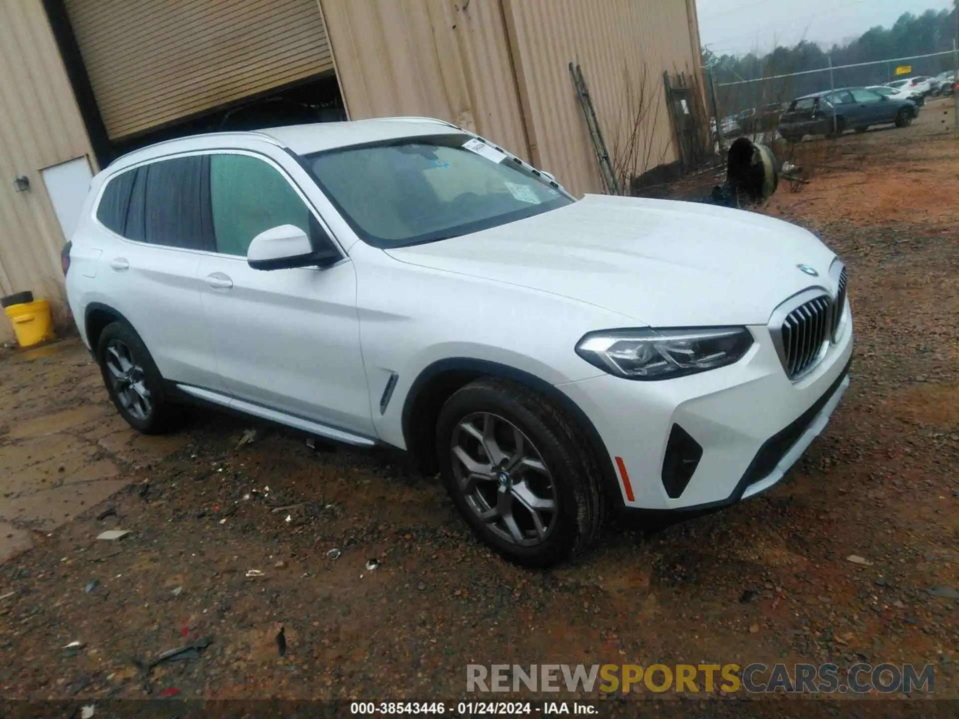 1 Photograph of a damaged car 5UX43DP00P9N53189 BMW X3 2023