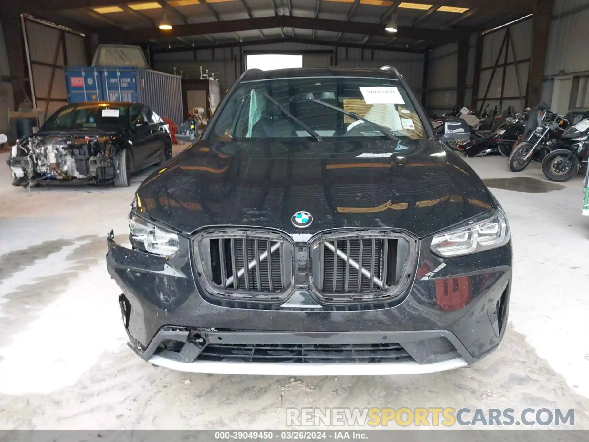 11 Photograph of a damaged car 5UX43DP02P9R45669 BMW X3 2023