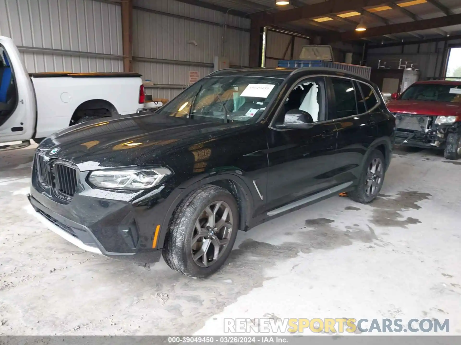 2 Фотография поврежденного автомобиля 5UX43DP02P9R45669 BMW X3 2023