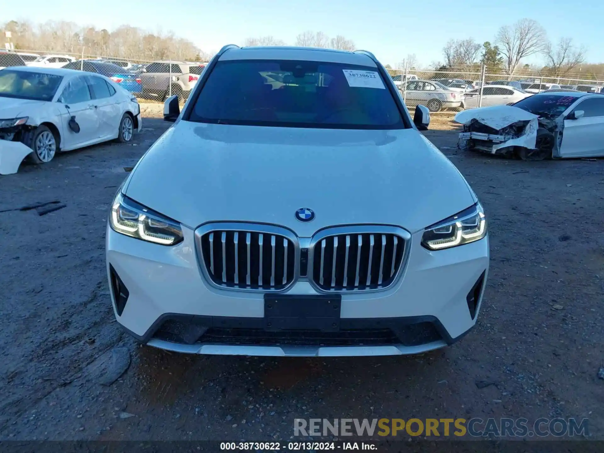 12 Фотография поврежденного автомобиля 5UX53DP01P9P05954 BMW X3 2023